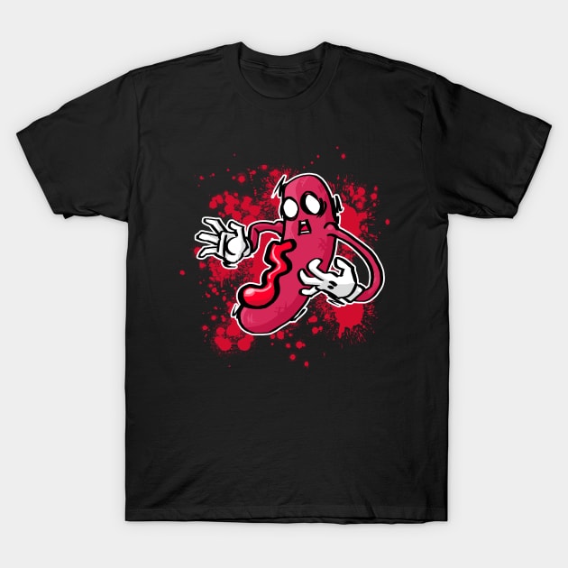 Murder HotDog T-Shirt by BlaineTanuki